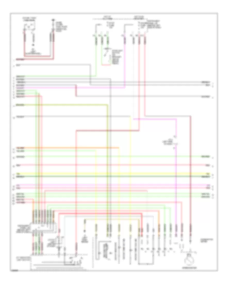 1.5L, Engine Performance Wiring Diagram (2 of 4) for Scion xB 2006