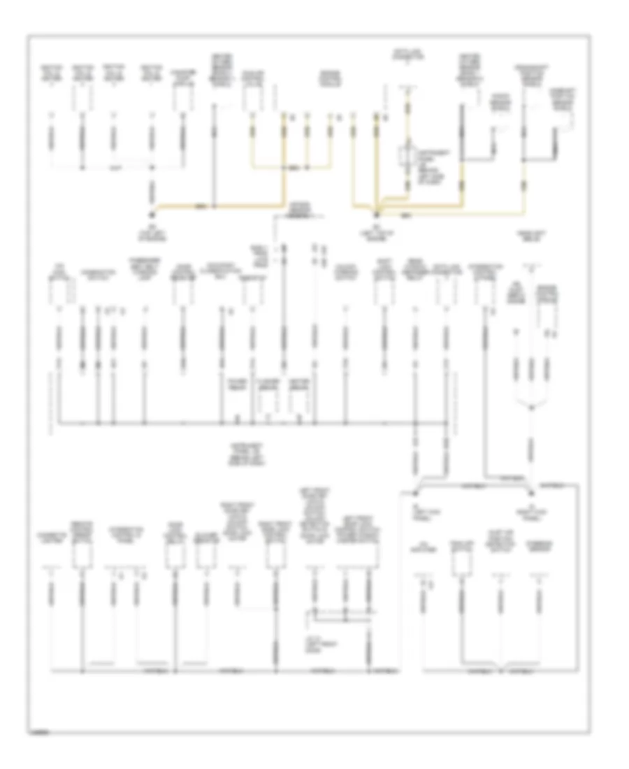 Ground Distribution Wiring Diagram 1 of 2 for Scion xB 2006