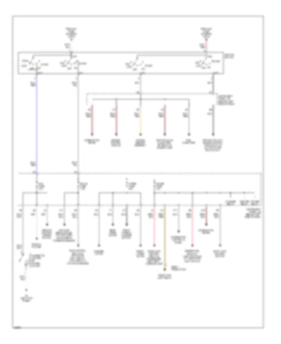Power Distribution Wiring Diagram (2 of 2) for Scion xB 2006