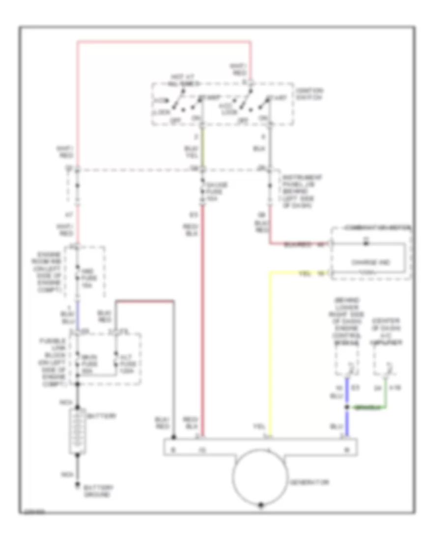 Charging Wiring Diagram for Scion xB 2006