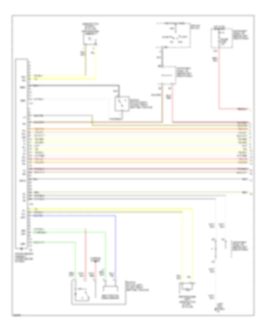 Supplemental Restraints Wiring Diagram Early Production 1 of 2 for Scion xB 2006