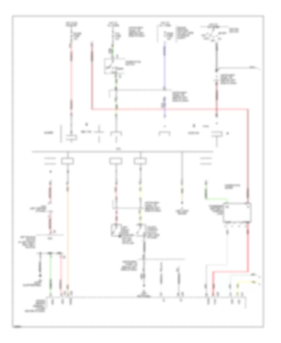 Warning Systems Wiring Diagram, Late Production (1 of 2) for Scion xB 2006