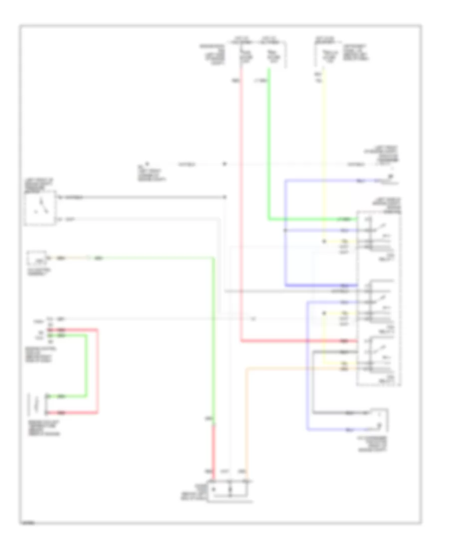 Cooling Fan Wiring Diagram for Scion tC 2007