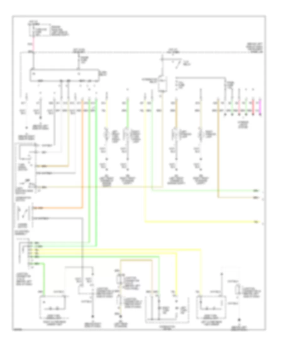 Exterior Lamps Wiring Diagram (1 of 2) for Scion tC 2007