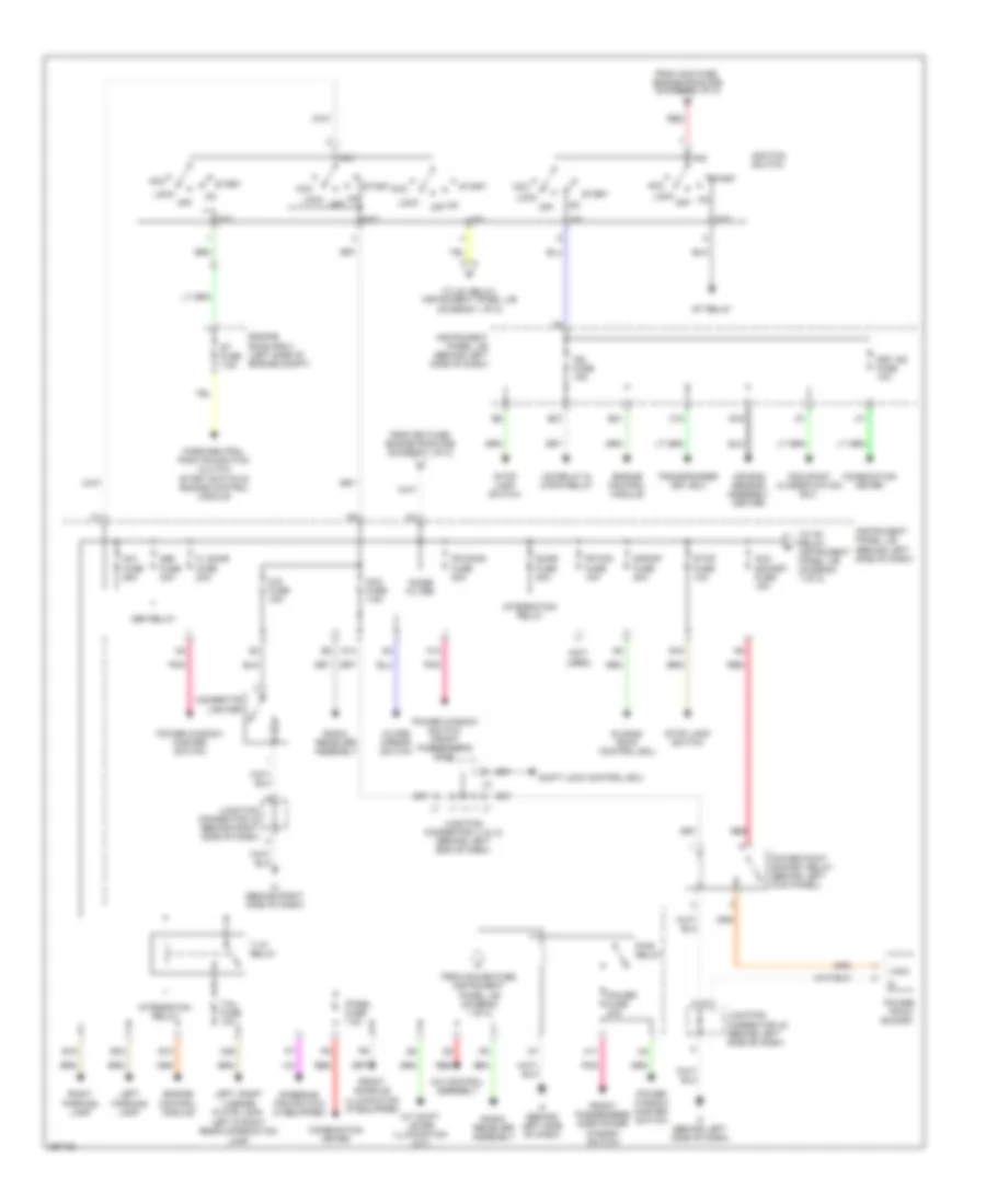 Power Distribution Wiring Diagram (2 of 2) for Scion tC 2007