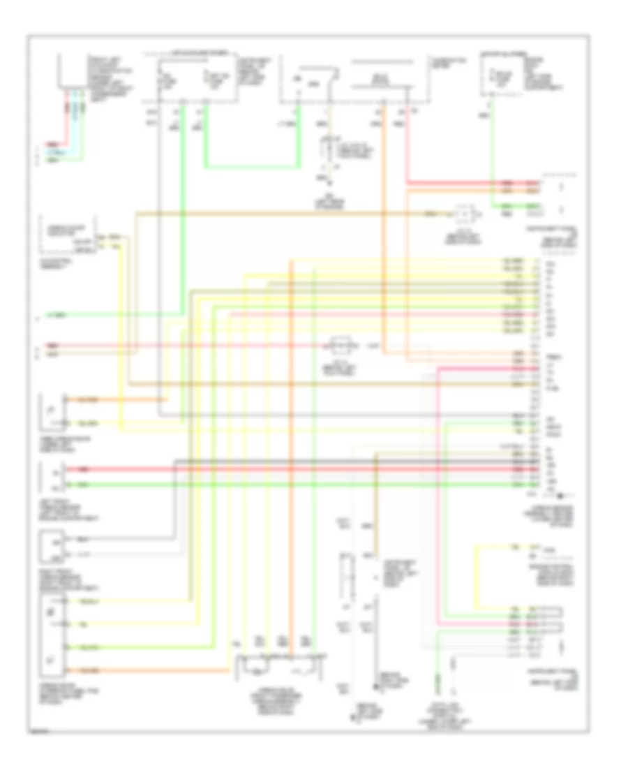 Supplemental Restraints Wiring Diagram 2 of 2 for Scion tC 2007