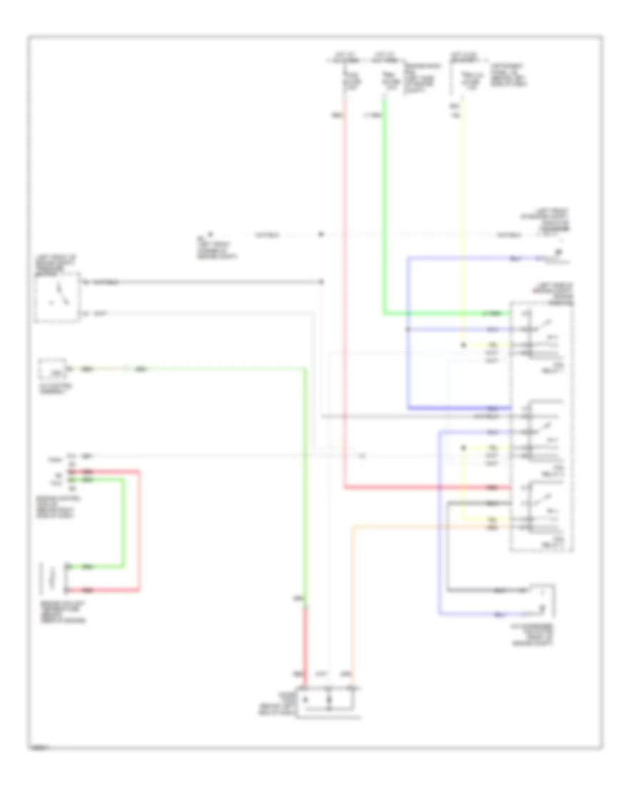 Cooling Fan Wiring Diagram for Scion tC 2008