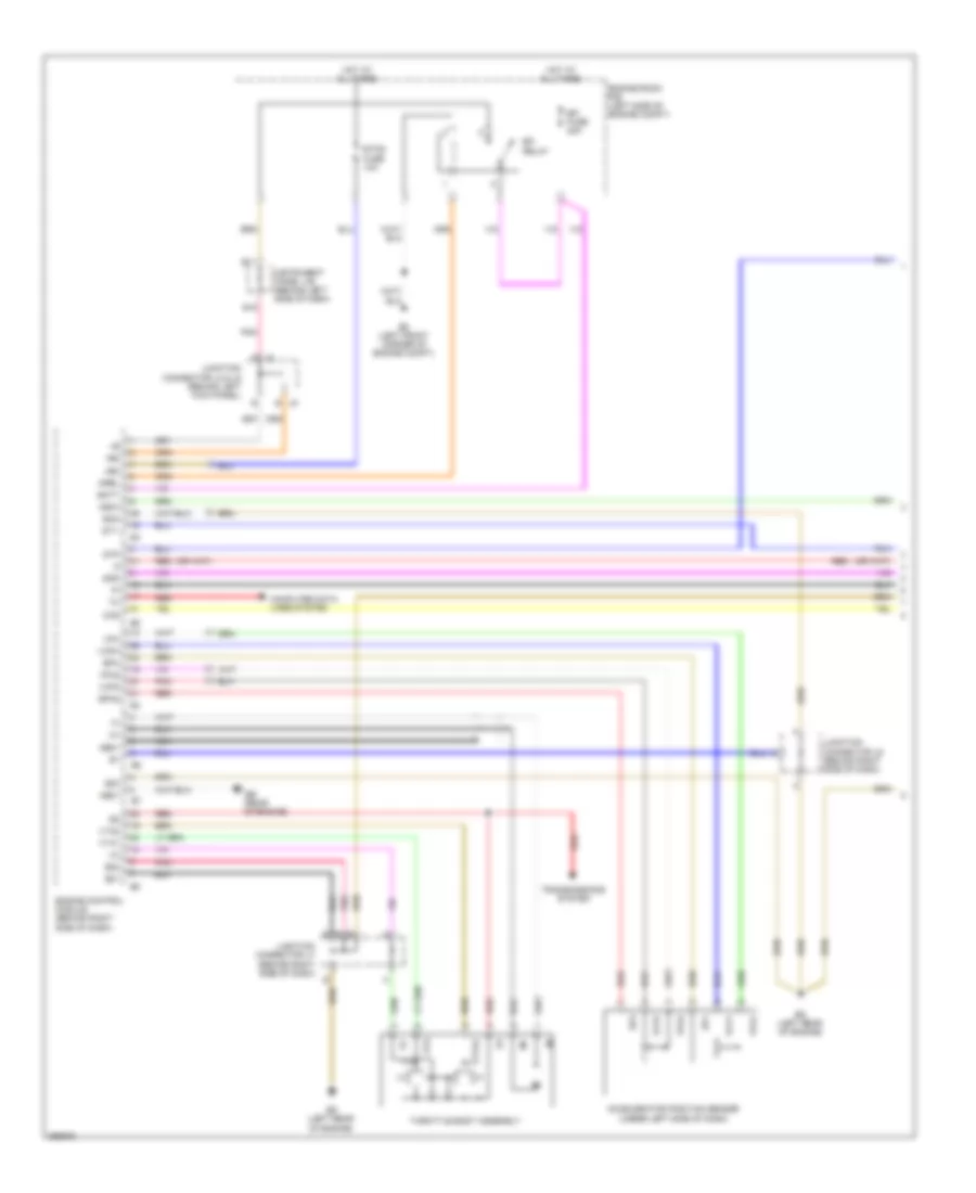 Cruise Control Wiring Diagram 1 of 2 for Scion tC 2008