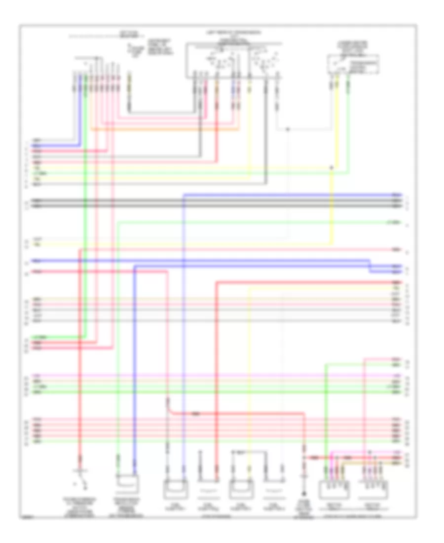 2.5L, Engine Performance Wiring Diagram (5 of 6) for Scion tC 2008