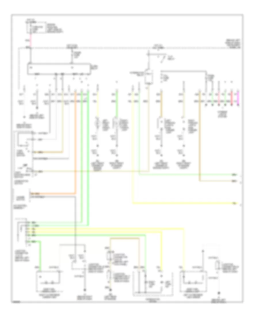 Exterior Lamps Wiring Diagram 1 of 2 for Scion tC 2008