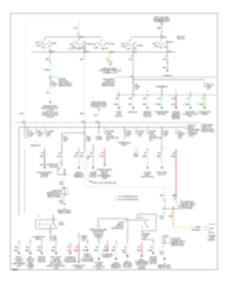 Power Distribution Wiring Diagram (2 of 2) for Scion tC 2008