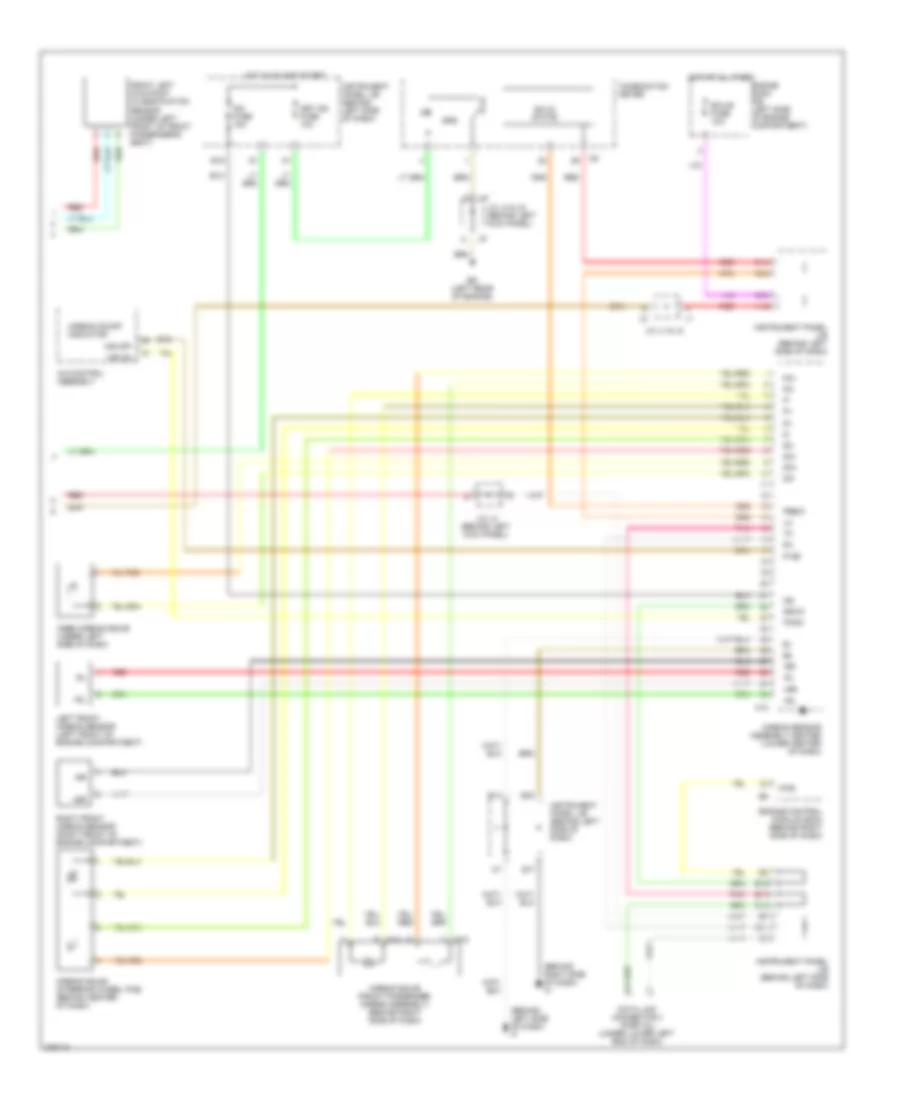 Supplemental Restraints Wiring Diagram (2 of 2) for Scion tC 2008