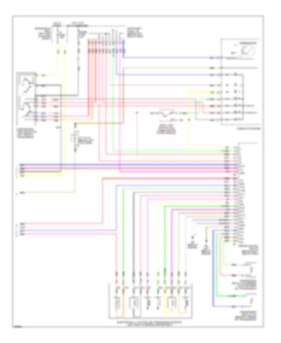 Transmission Wiring Diagram 2 of 2 for Scion tC 2008