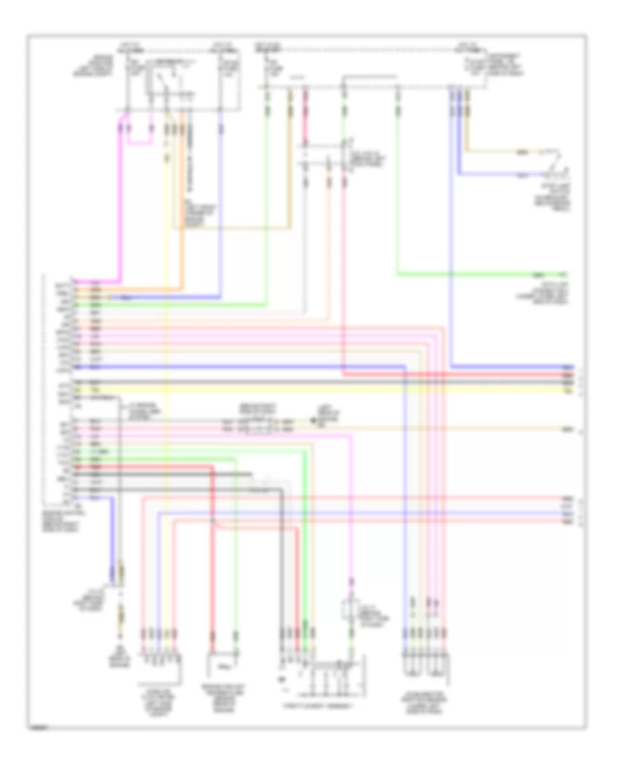 Transmission Wiring Diagram 1 of 2 for Scion tC Spec 2008