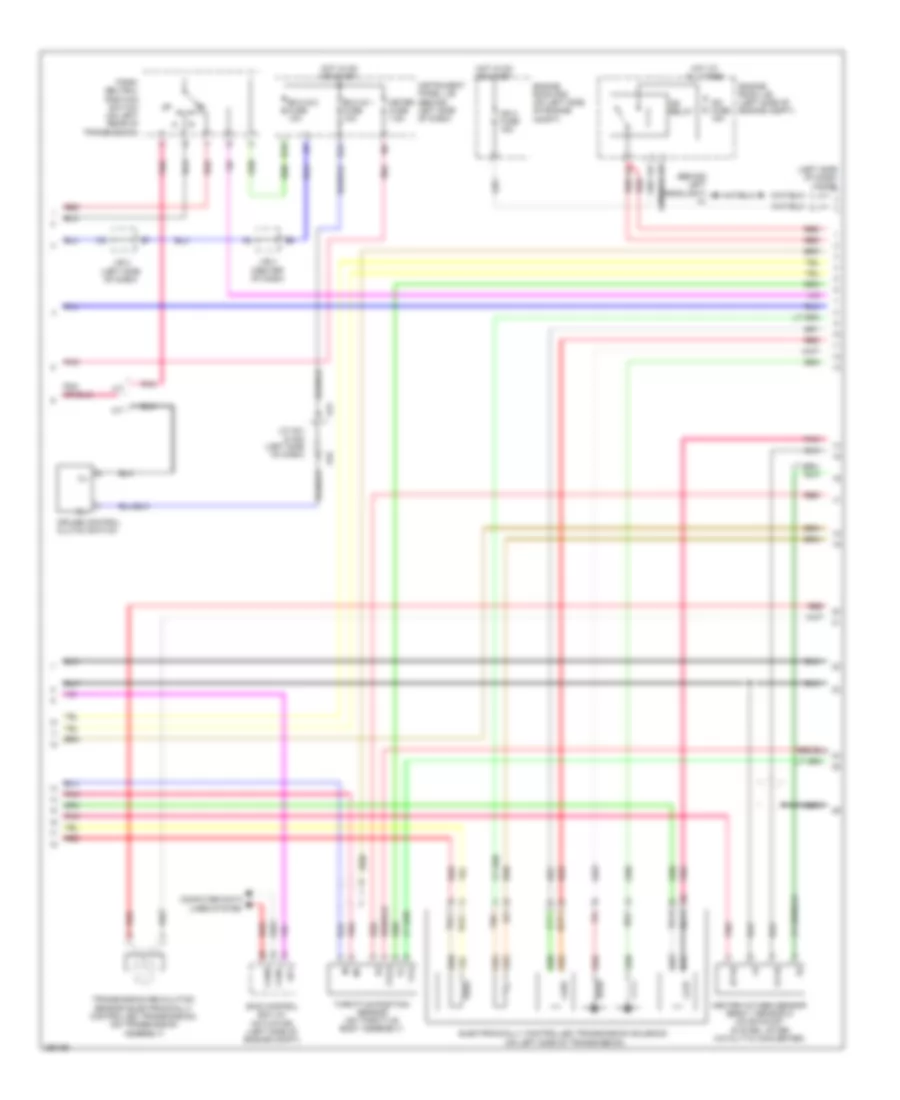2.5L, Engine Performance Wiring Diagram (3 of 4) for Scion xB 2008