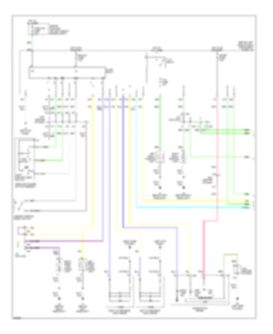 Exterior Lamps Wiring Diagram (1 of 2) for Scion xB 2008