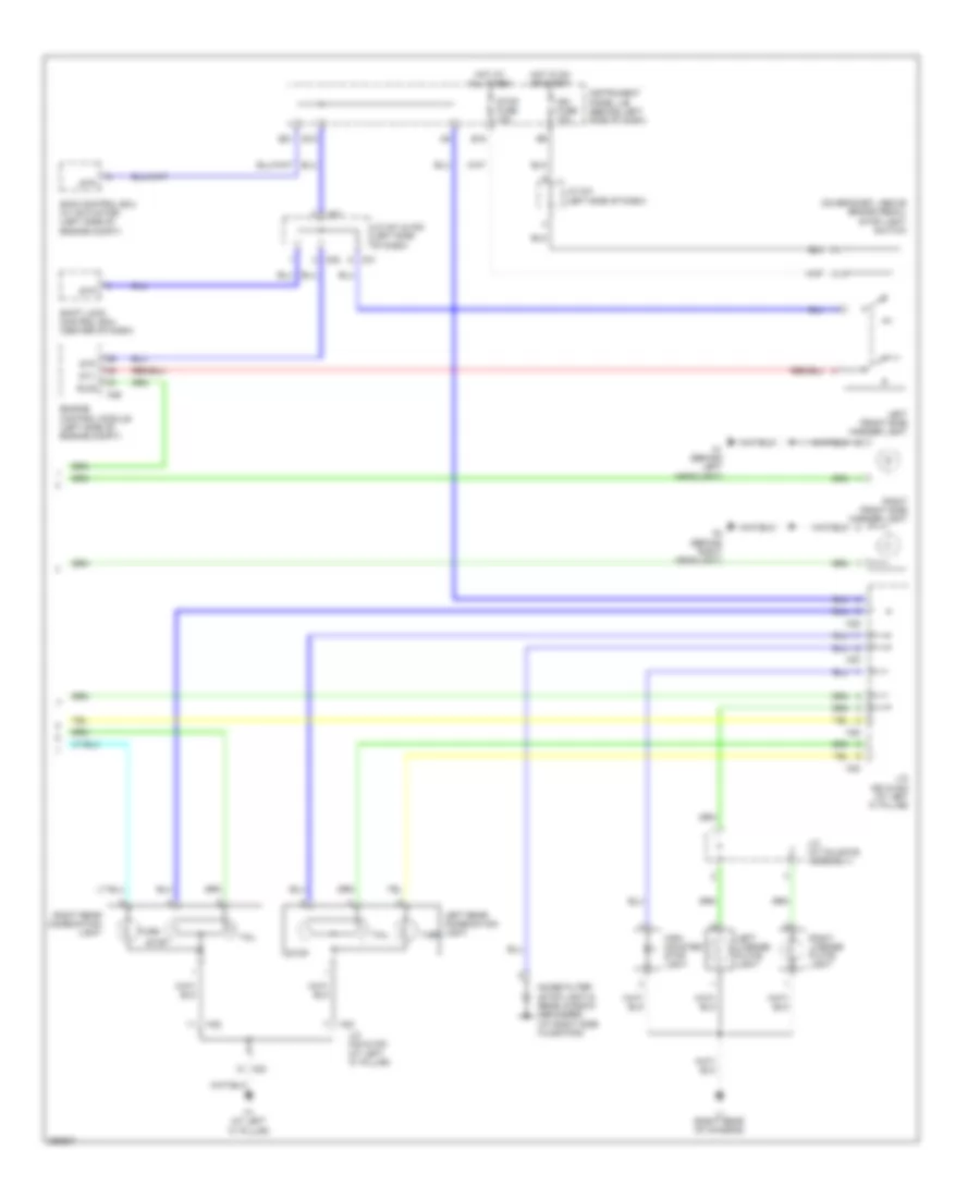 Exterior Lamps Wiring Diagram 2 of 2 for Scion xB 2008