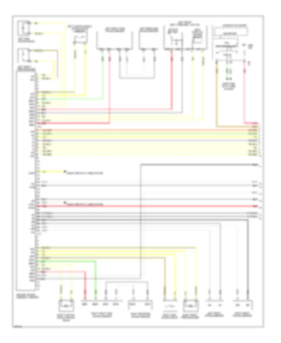 Supplemental Restraints Wiring Diagram 1 of 2 for Scion xB 2008