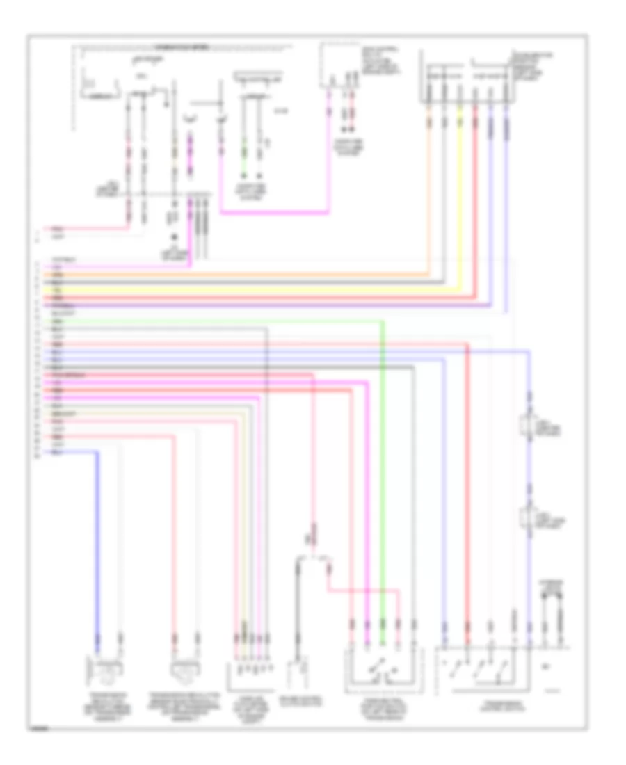 Transmission Wiring Diagram 2 of 2 for Scion xB 2008