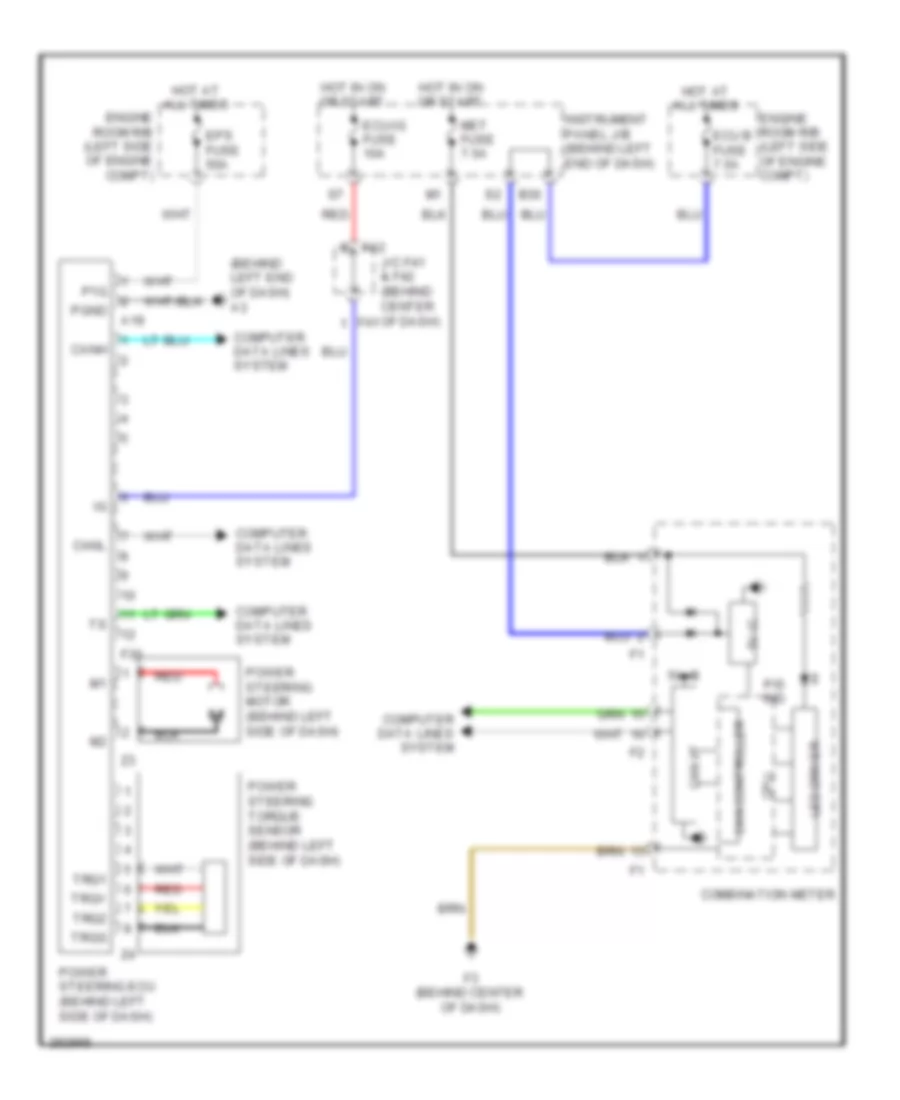 Electronic Power Steering Wiring Diagram for Scion xD 2008