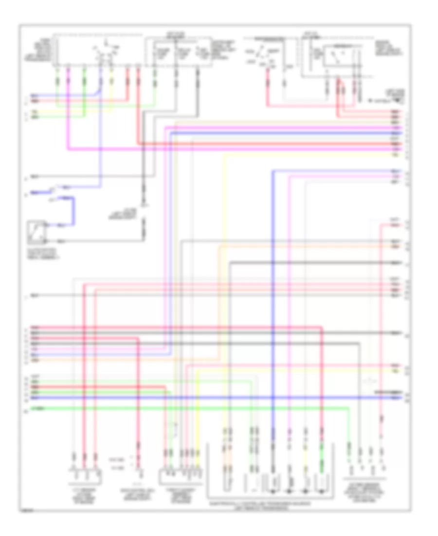 1.8L, Engine Performance Wiring Diagram (3 of 4) for Scion xD 2008