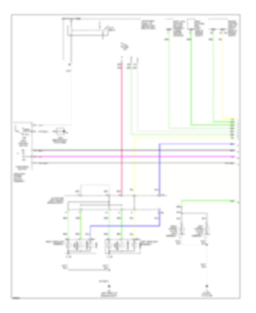 Exterior Lamps Wiring Diagram 1 of 2 for Scion xD 2008