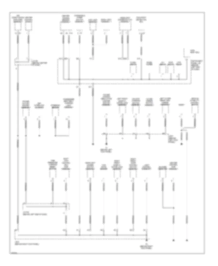 Ground Distribution Wiring Diagram 3 of 3 for Scion xD 2008