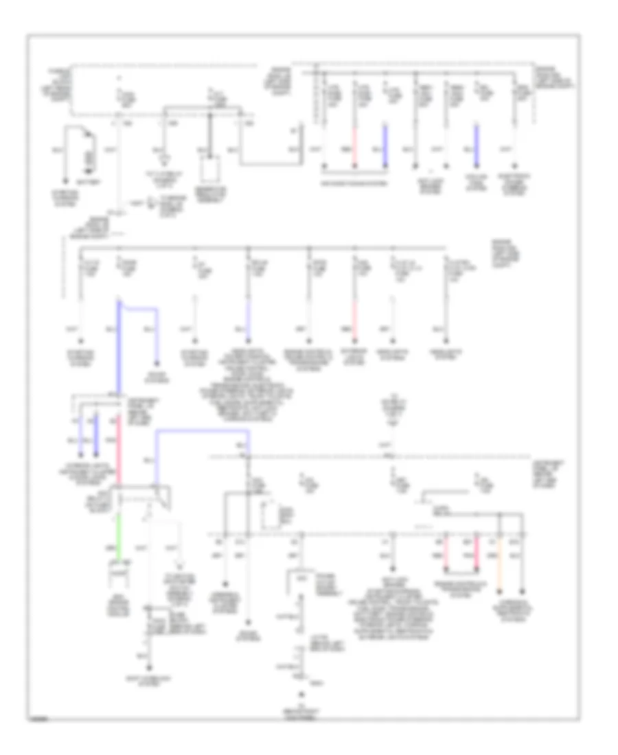 Power Distribution Wiring Diagram 1 of 3 for Scion xD 2008