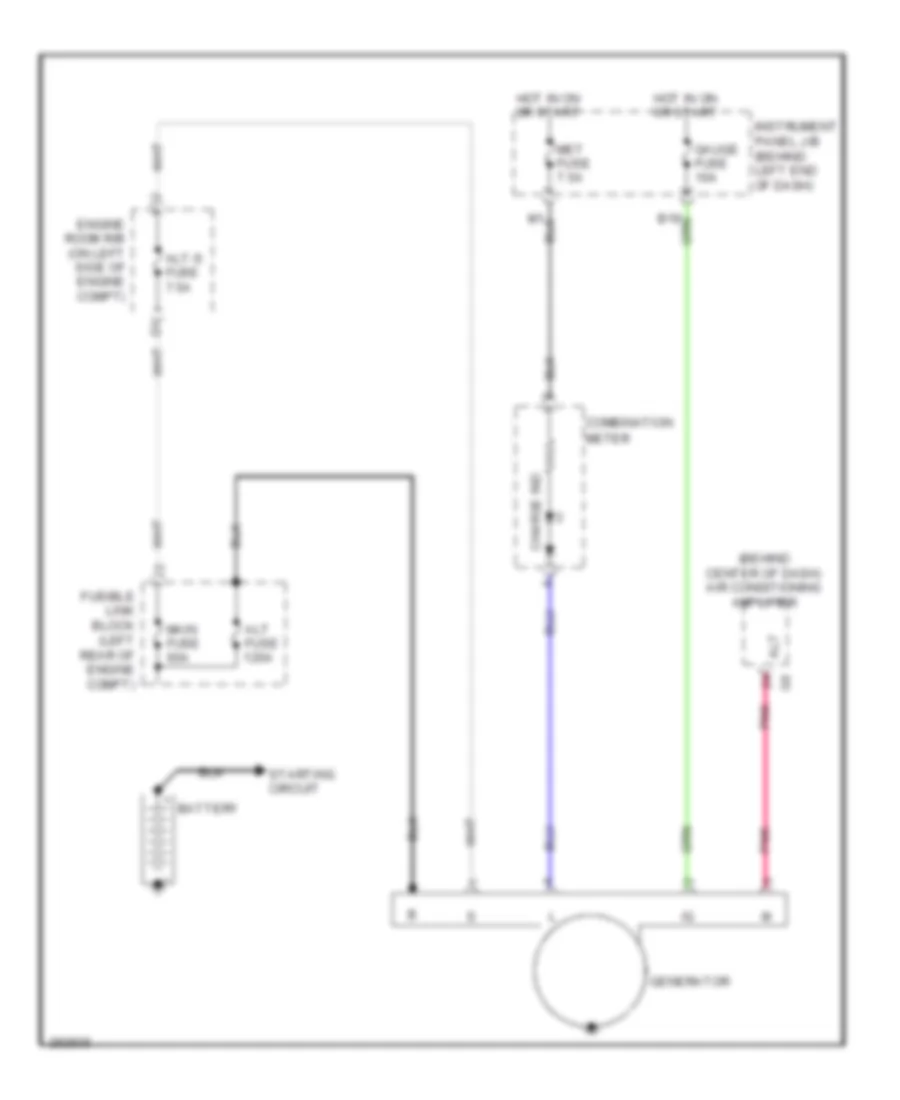 Charging Wiring Diagram for Scion xD 2008