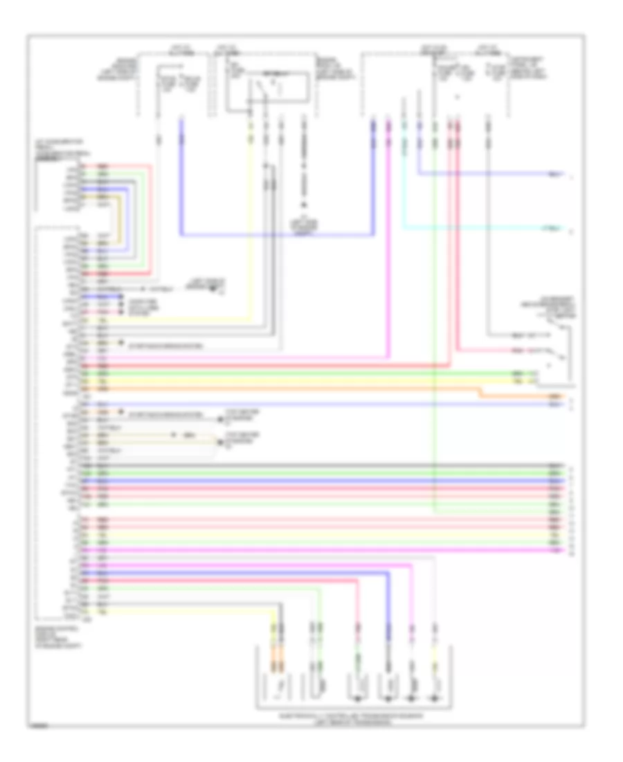 Transmission Wiring Diagram 1 of 2 for Scion xD 2008