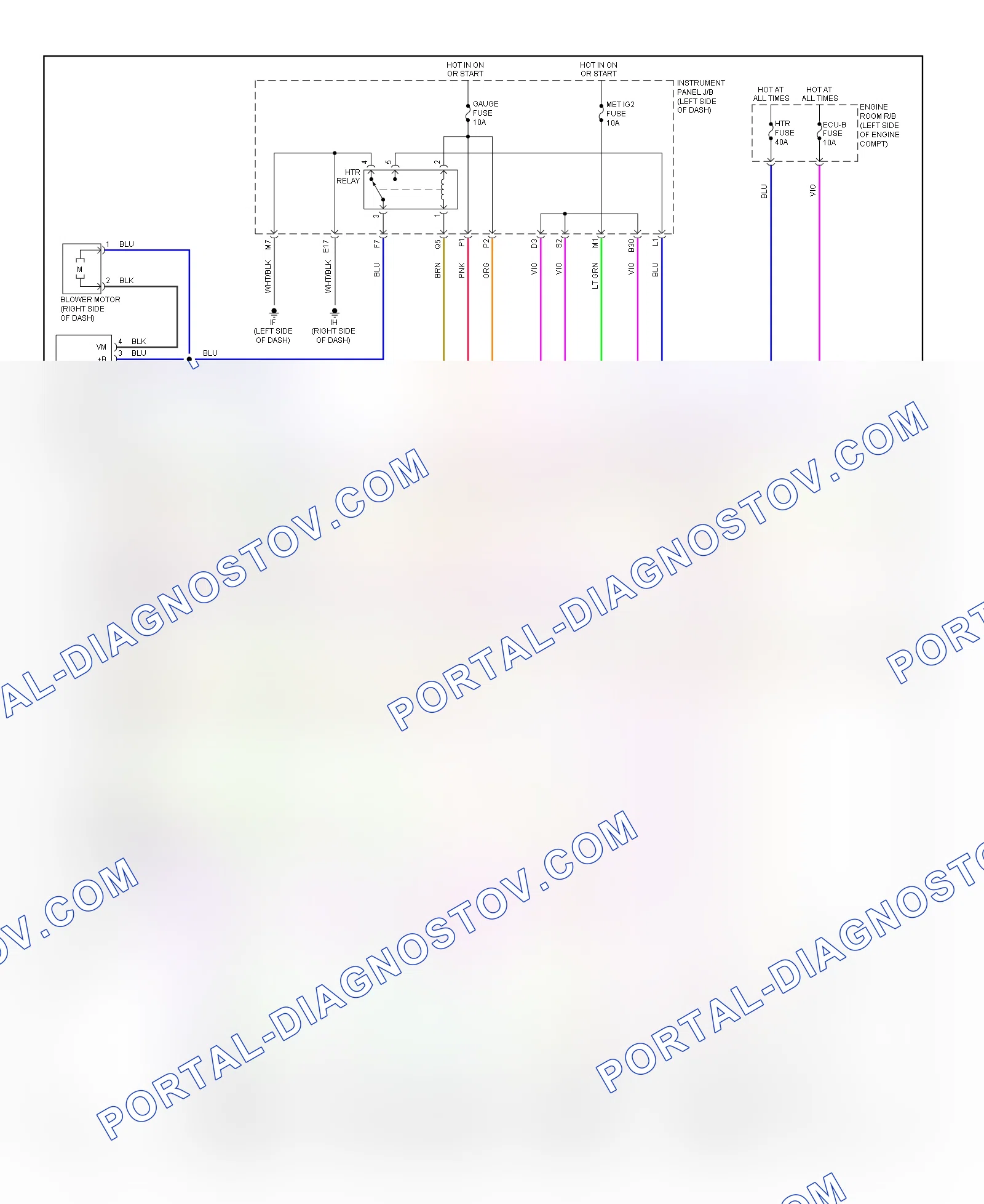 Manual A C Wiring Diagram 1 of 2 for Scion tC 2009