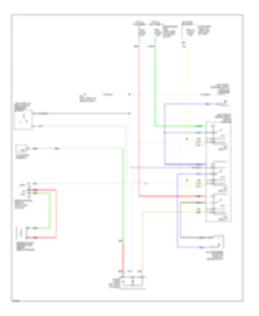 Cooling Fan Wiring Diagram for Scion tC 2009