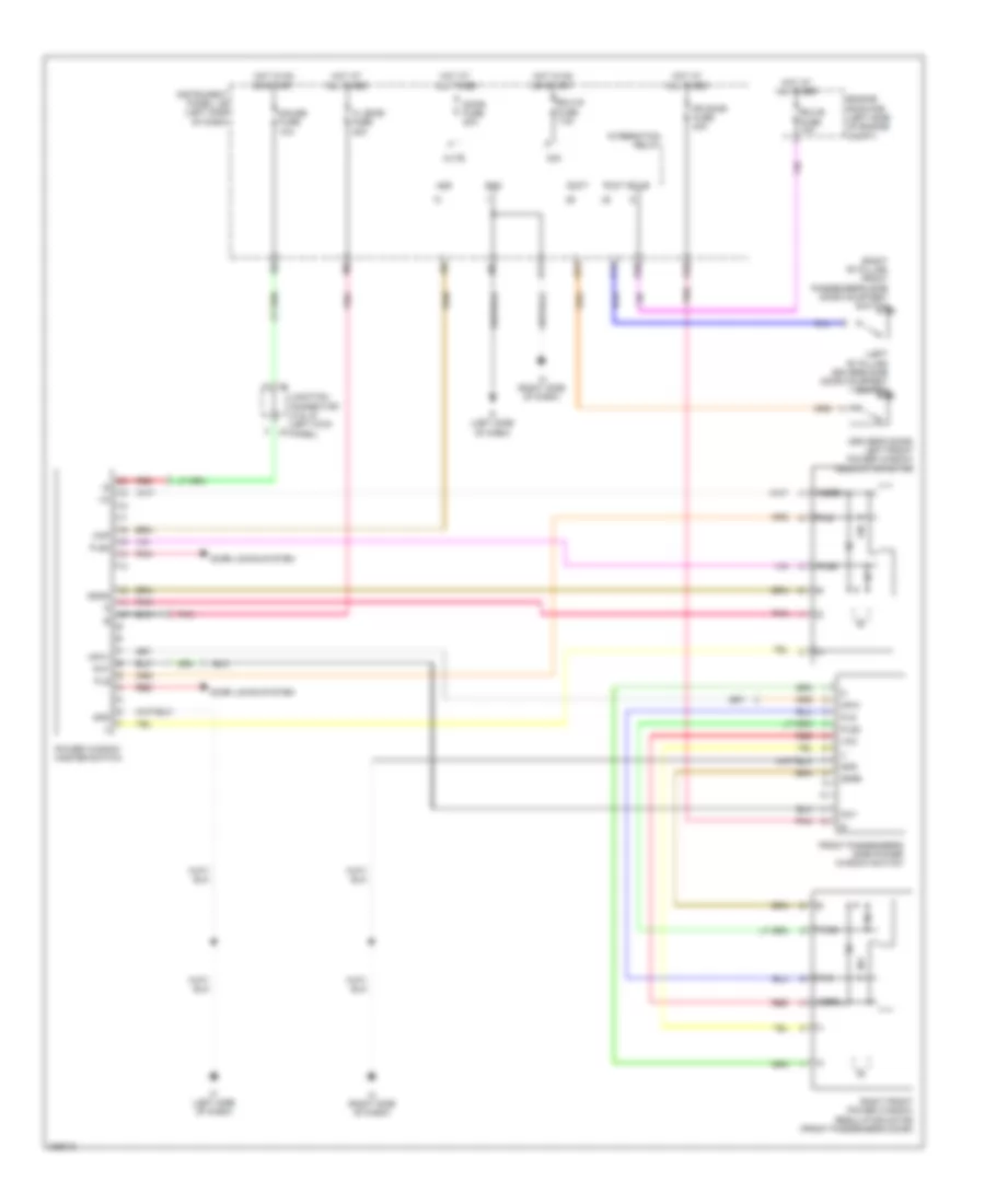 Power Windows Wiring Diagram for Scion tC 2009