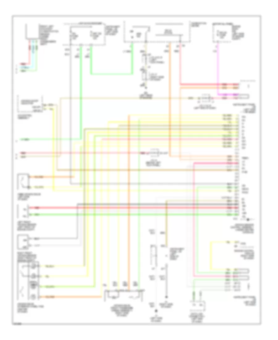 Supplemental Restraints Wiring Diagram (2 of 2) for Scion tC 2009