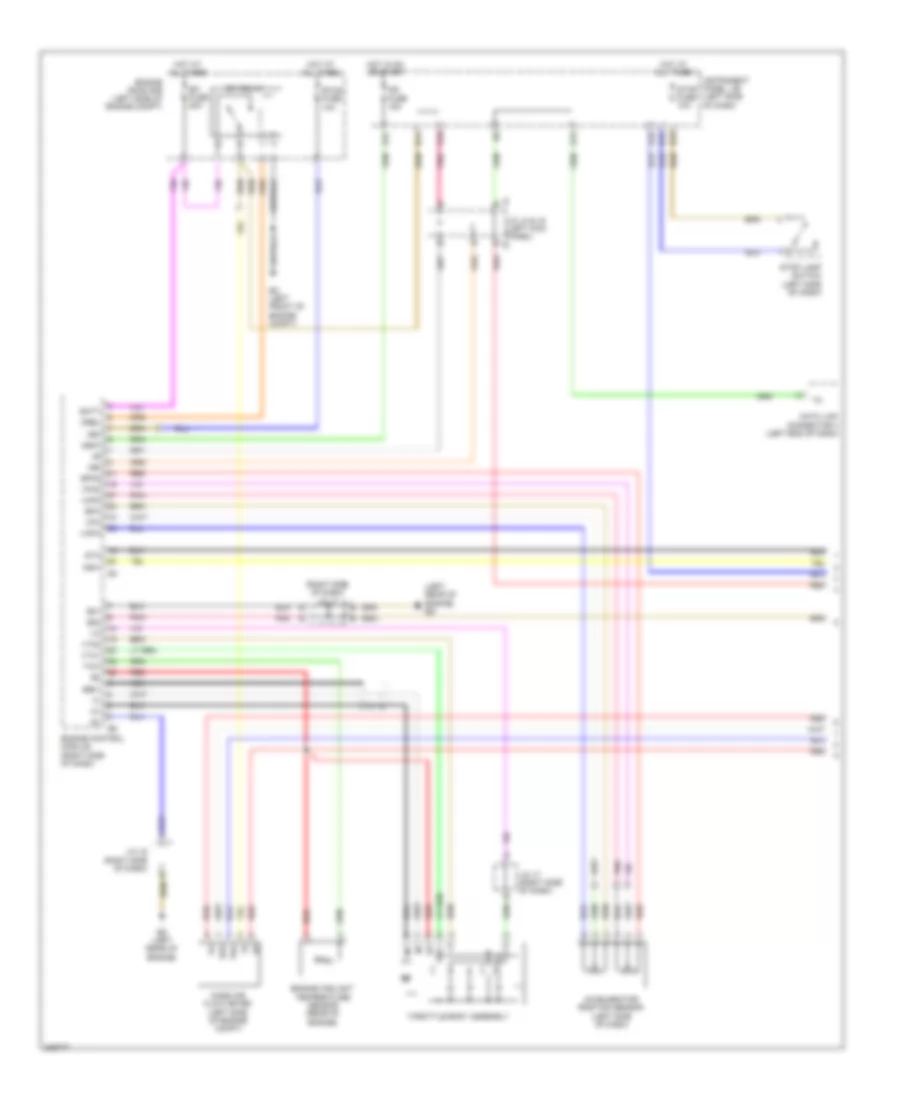 Transmission Wiring Diagram 1 of 2 for Scion tC 2009