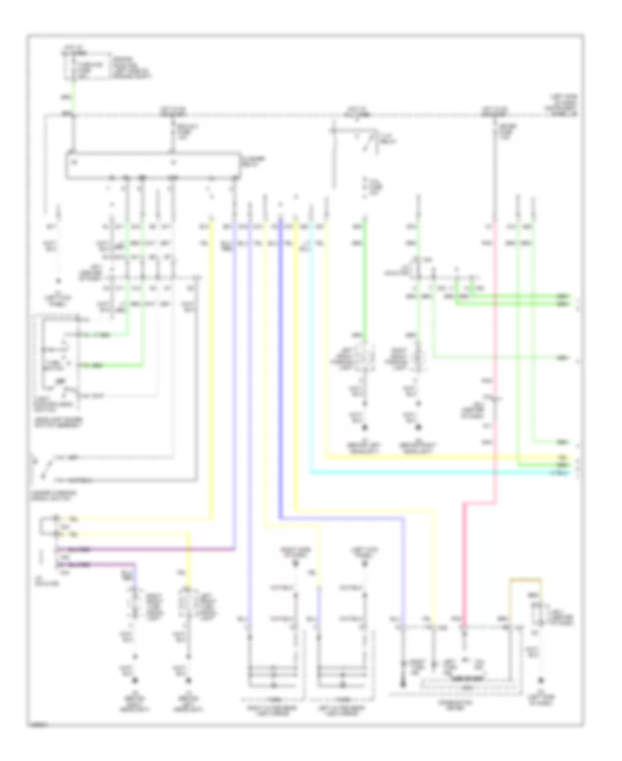 Exterior Lamps Wiring Diagram (1 of 2) for Scion xB 2009
