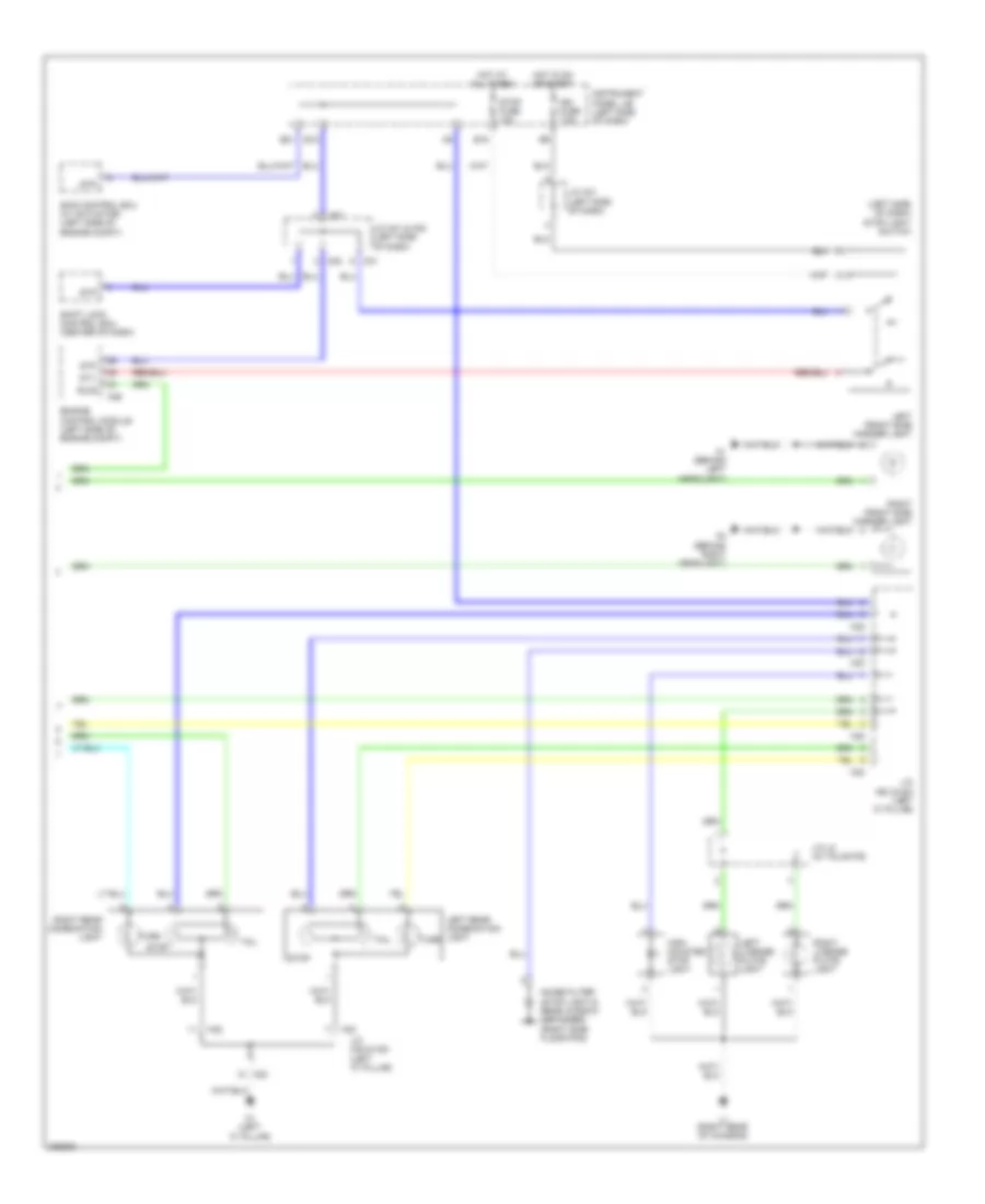 Exterior Lamps Wiring Diagram 2 of 2 for Scion xB 2009
