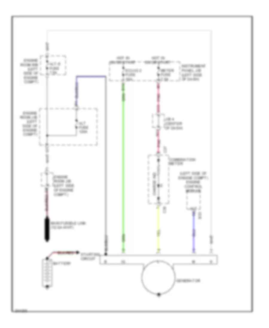 Charging Wiring Diagram for Scion xB 2009