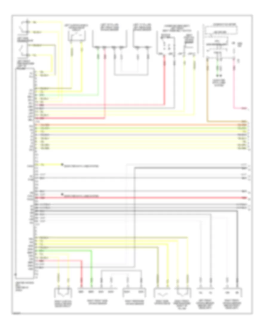 Supplemental Restraints Wiring Diagram 1 of 2 for Scion xB 2009