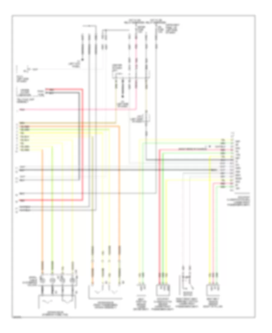 Supplemental Restraints Wiring Diagram (2 of 2) for Scion xB 2009
