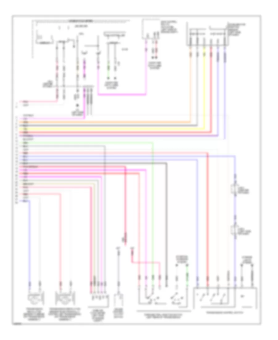 Transmission Wiring Diagram (2 of 2) for Scion xB 2009