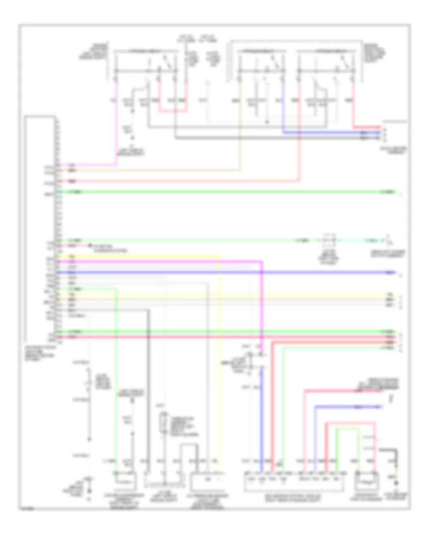 Manual AC Wiring Diagram (1 of 2) for Scion xD 2009