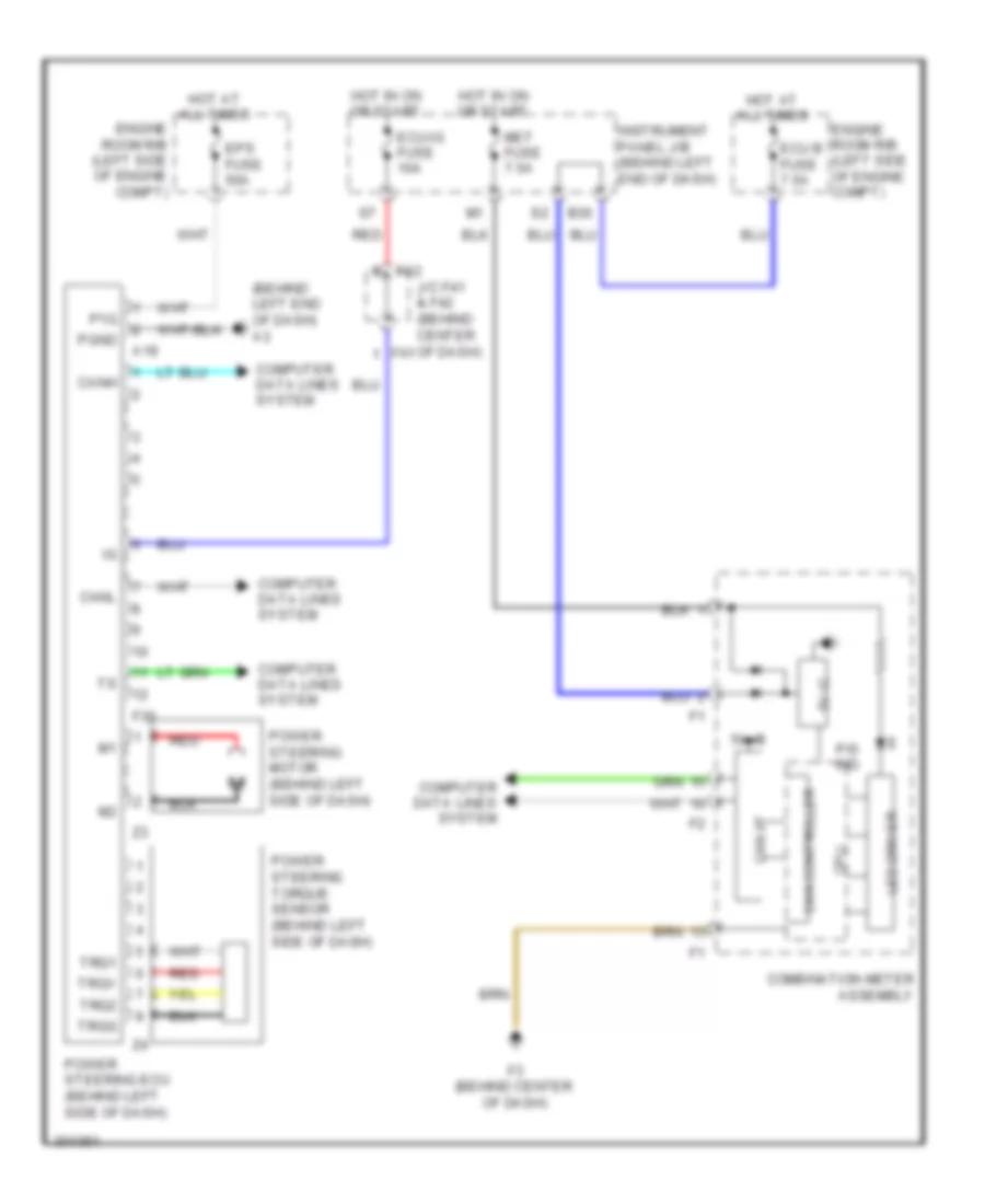 Electronic Power Steering Wiring Diagram for Scion xD 2009