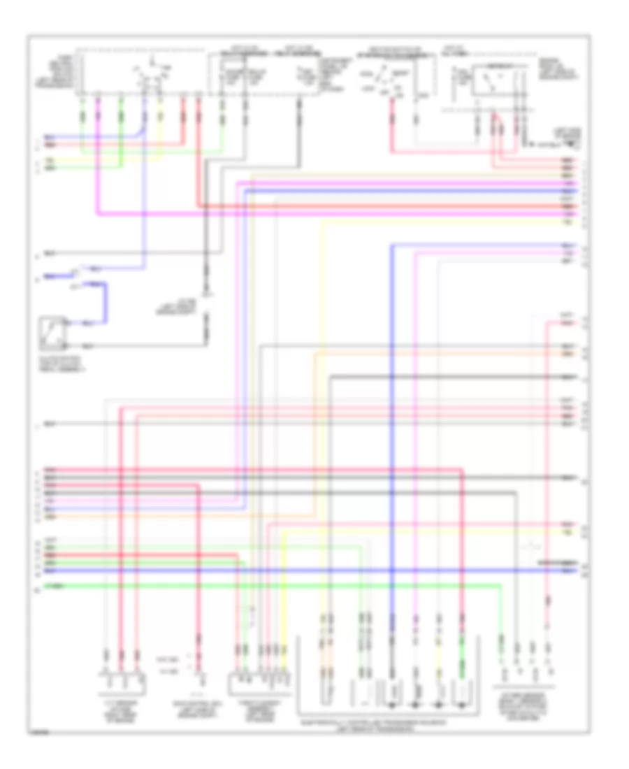 1.8L, Engine Performance Wiring Diagram (3 of 4) for Scion xD 2009