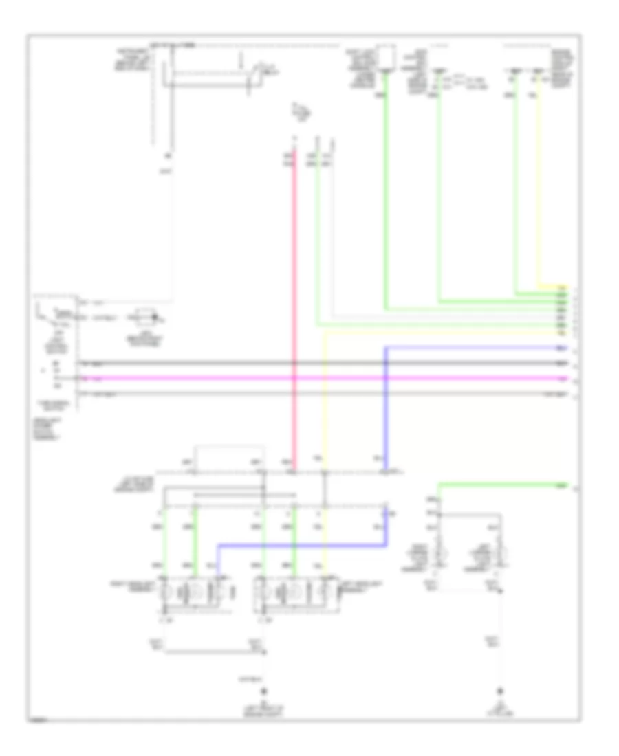 Exterior Lamps Wiring Diagram 1 of 2 for Scion xD 2009