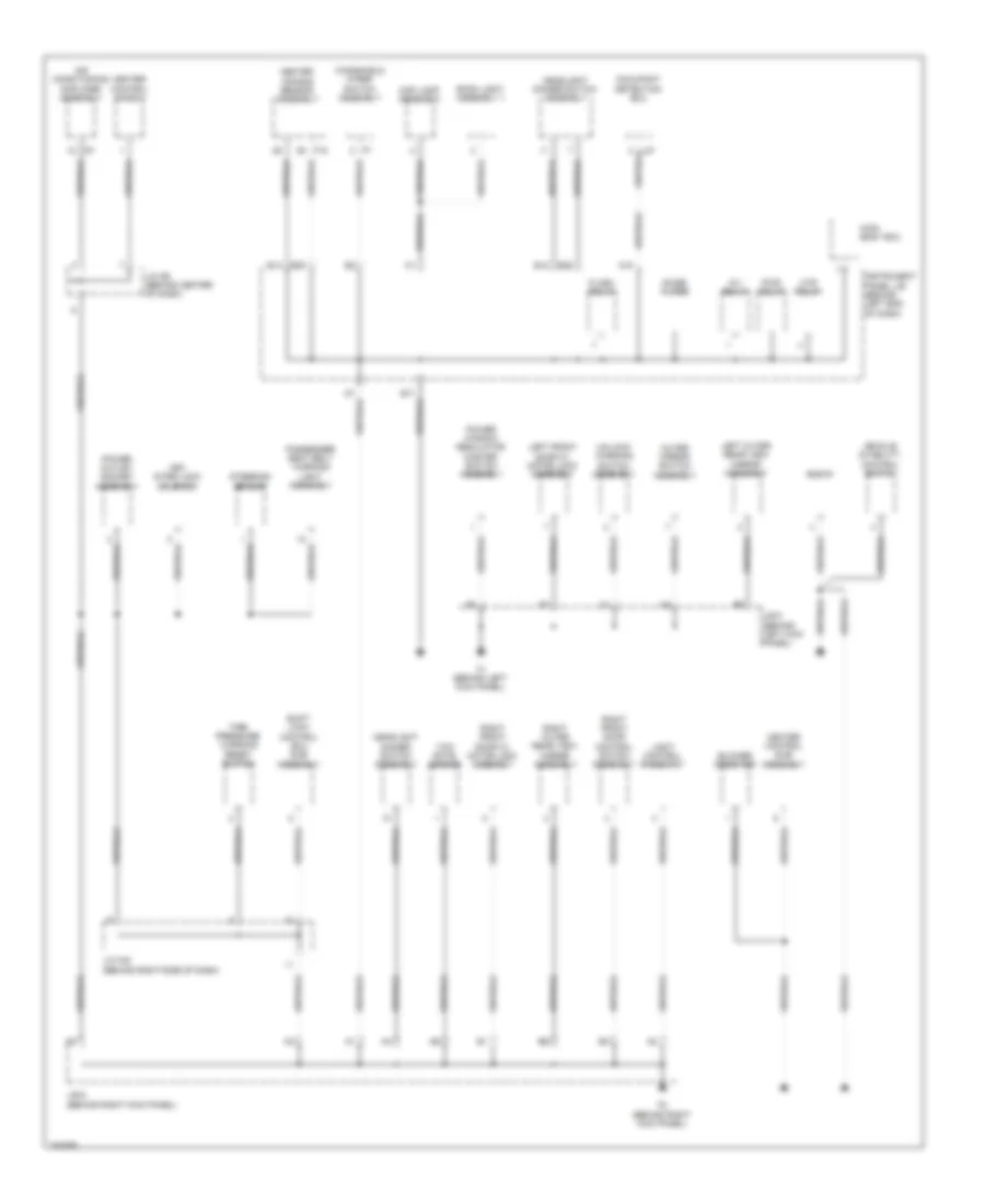 Ground Distribution Wiring Diagram (3 of 3) for Scion xD 2009