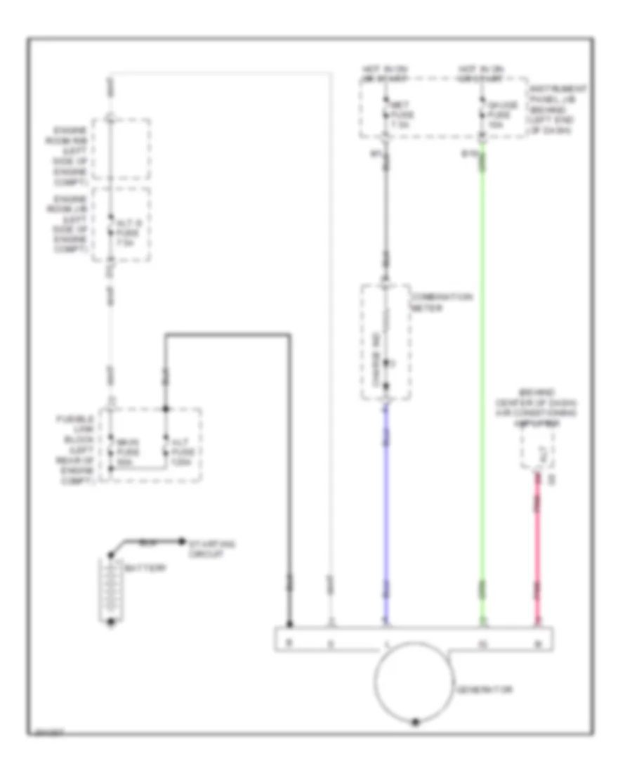 Charging Wiring Diagram for Scion xD 2009