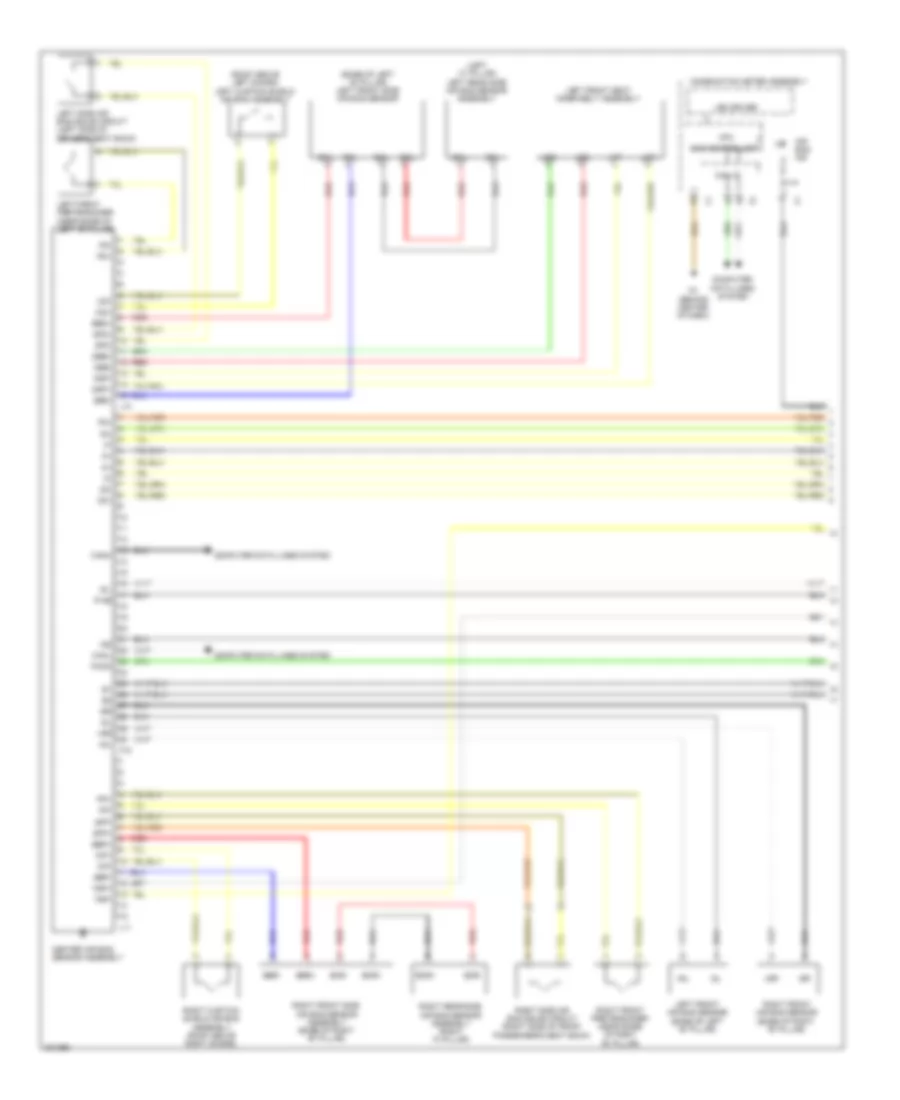 Supplemental Restraints Wiring Diagram 1 of 2 for Scion xD 2009