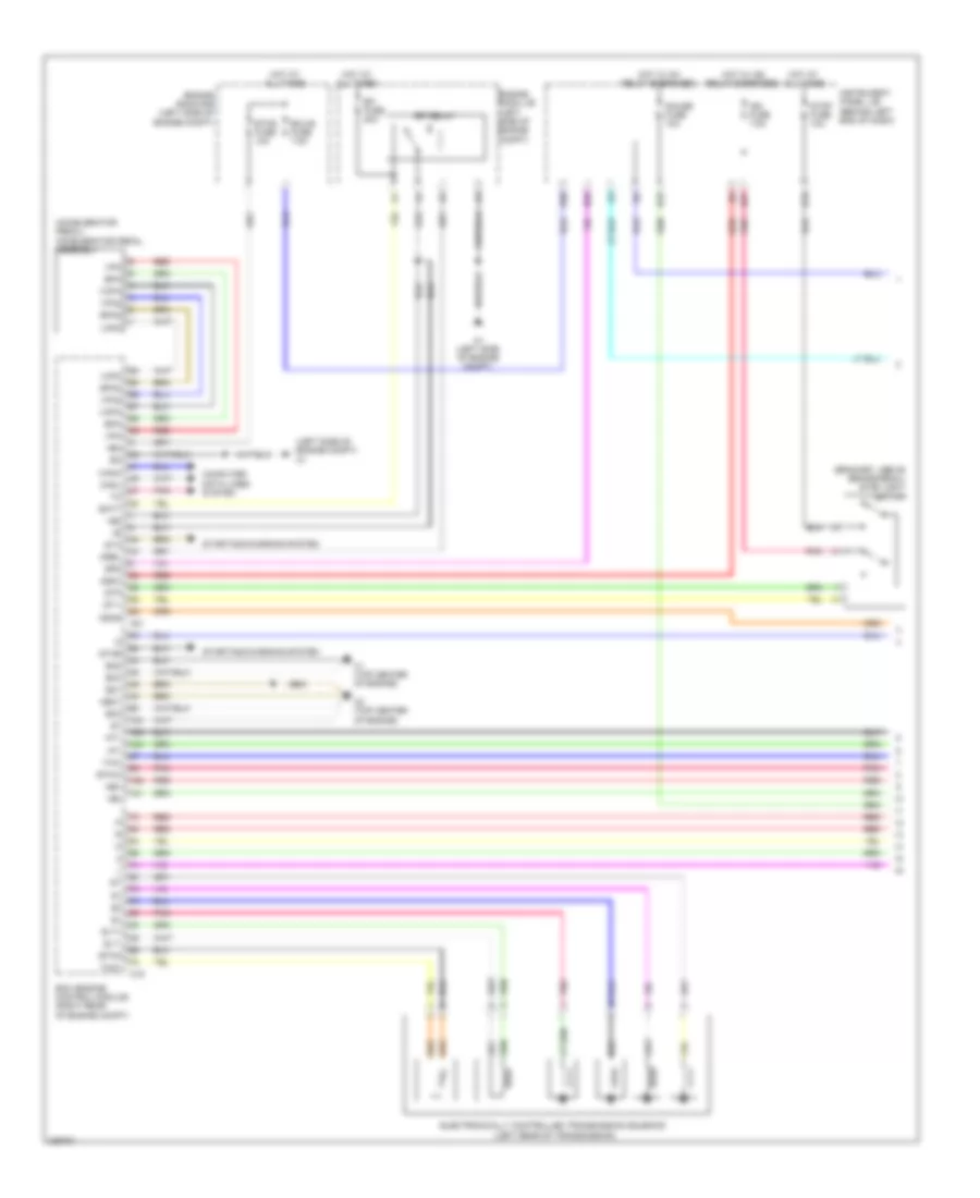 Transmission Wiring Diagram 1 of 2 for Scion xD 2009