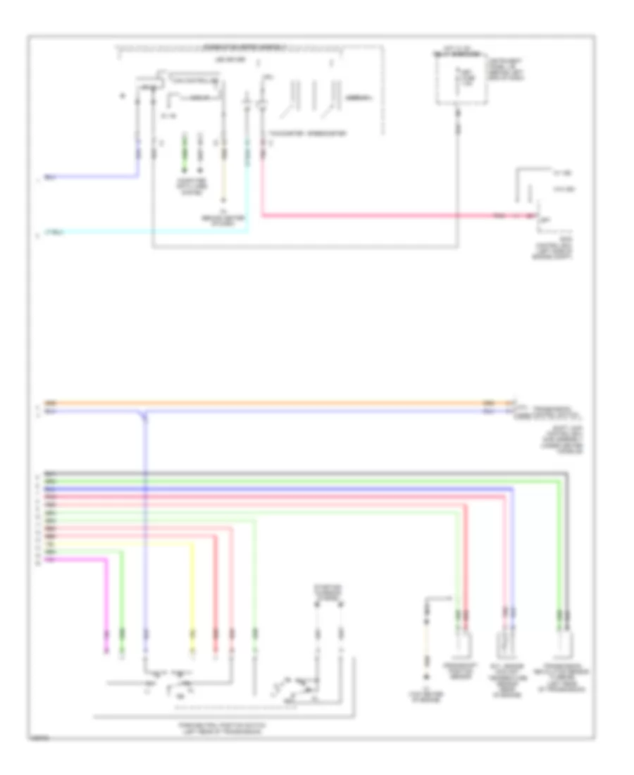 Transmission Wiring Diagram (2 of 2) for Scion xD 2009